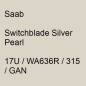 Preview: Saab, Switchblade Silver Pearl, 17U / WA636R / 315 / GAN.